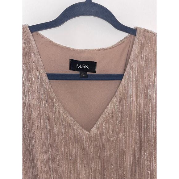 MSK Midi Dress Size: M Color: Serene Mauve MSRP: $89 - Picture 4 of 8